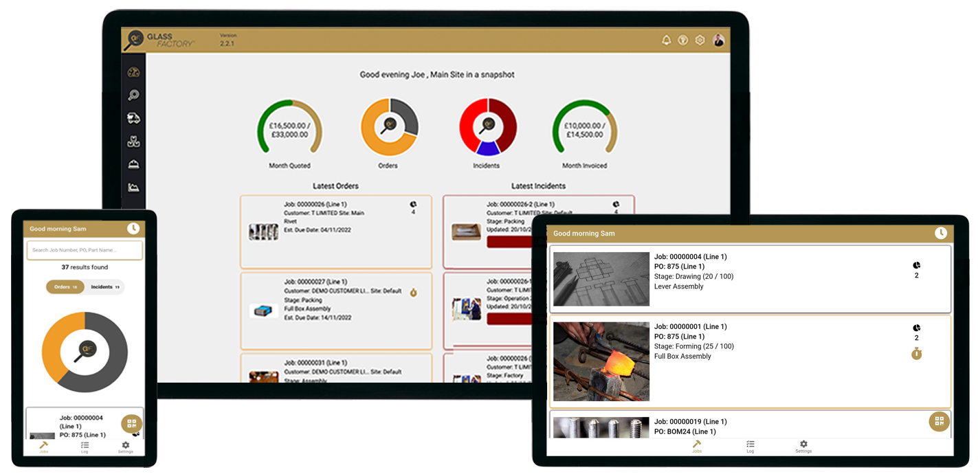 Glass Factory® The next gen ERP for Manufacturers